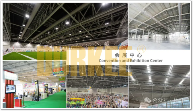 Z6尊龙凯时柔性风管应用在会展中心